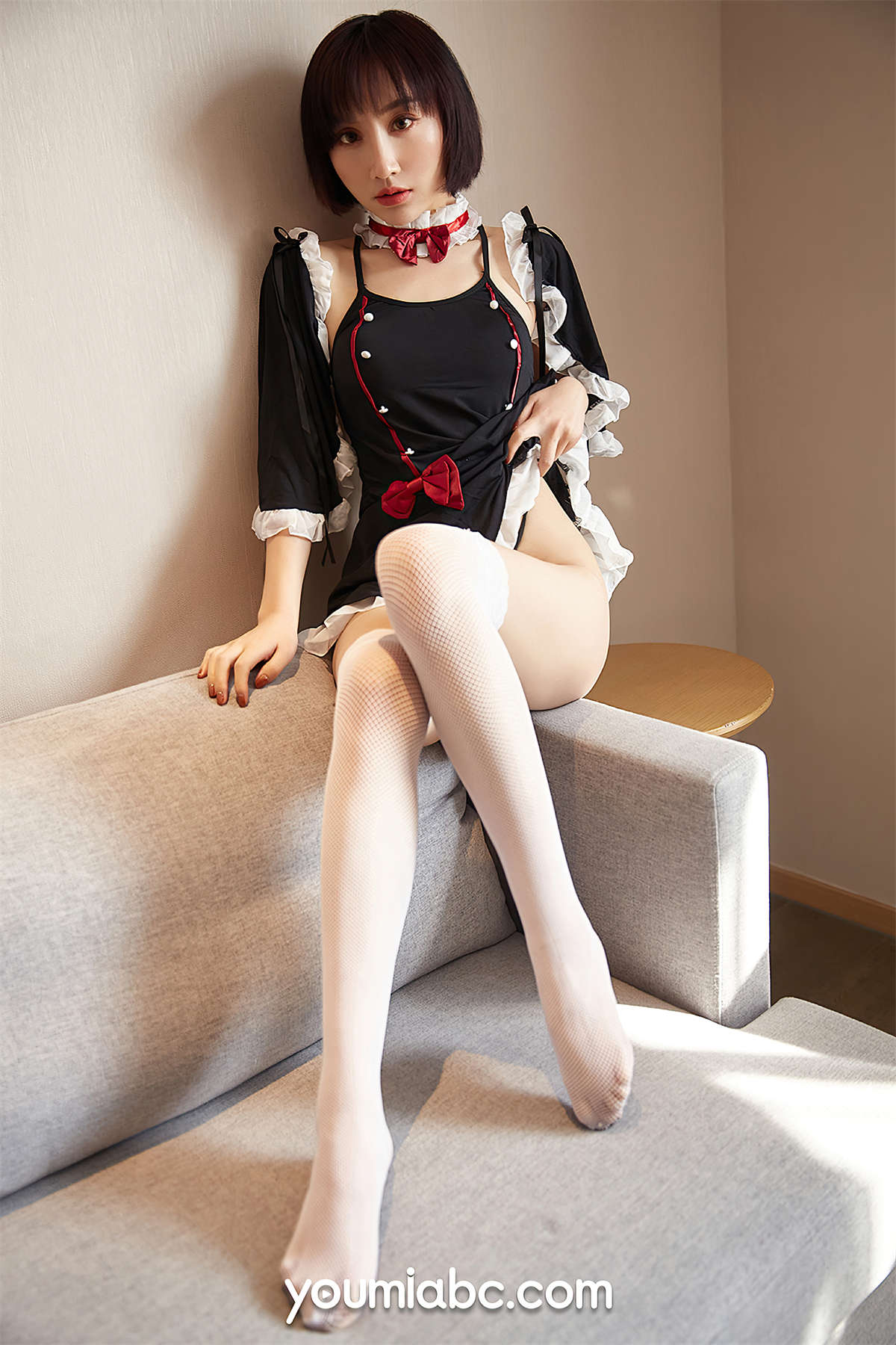 图片[2]-YouMi尤蜜 2021.01.10 多汁女仆 林茵茵-日更街拍