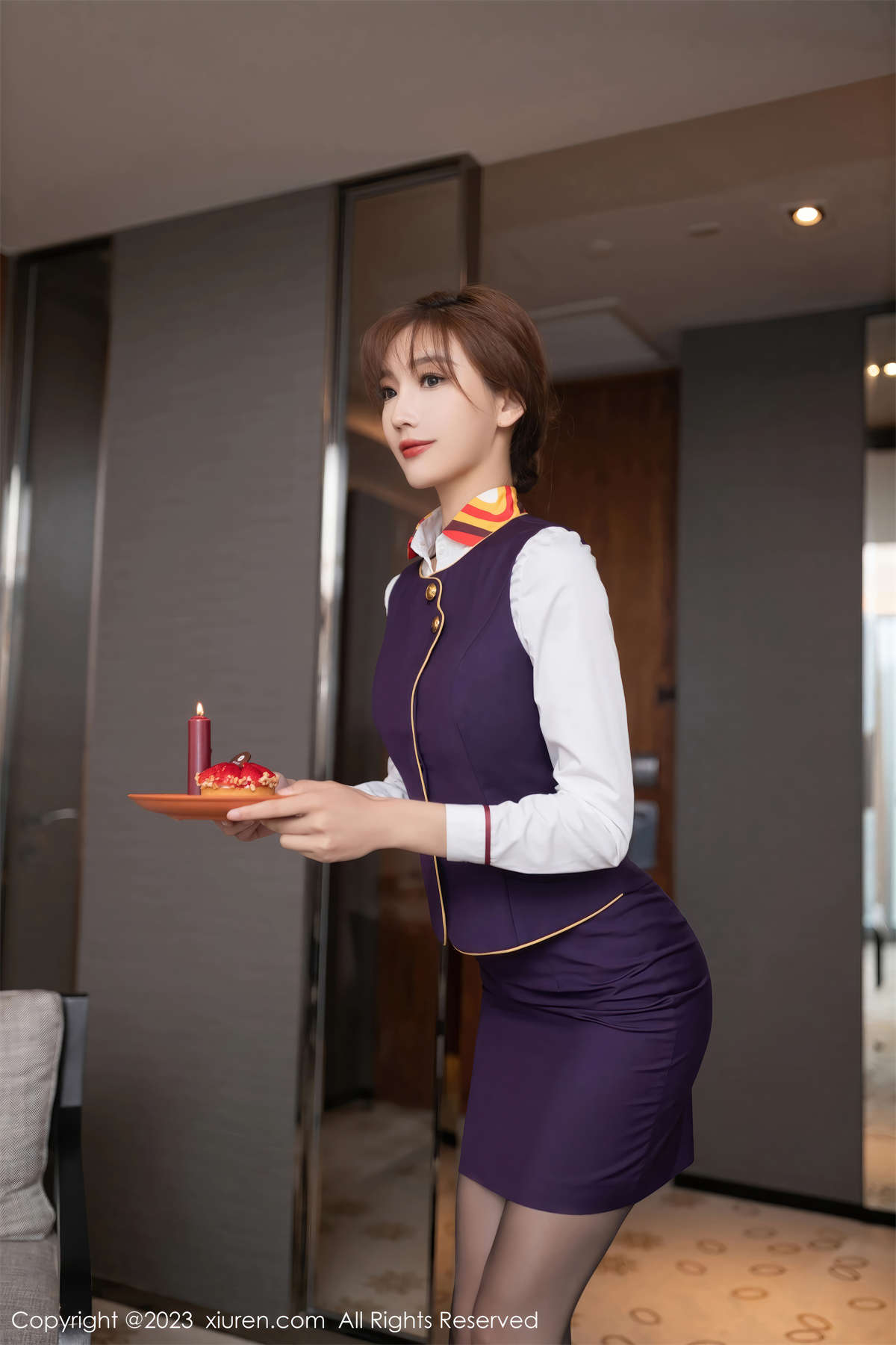 图片[2]-Xiuren秀人网 2023.08.17 No.7248 陆萱萱-日更街拍