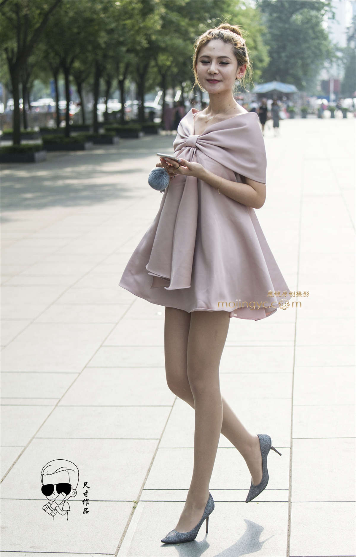 图片[2]-迷你裙美腿高跟鞋显魅力(2016年11月21日14P）-日更街拍