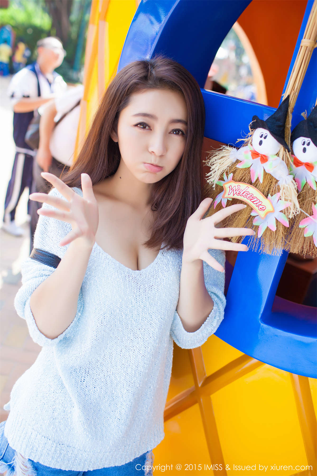 图片[2]-IMiss爱蜜社 2015.11.30 VOL.049 夏茉GIGI-日更街拍