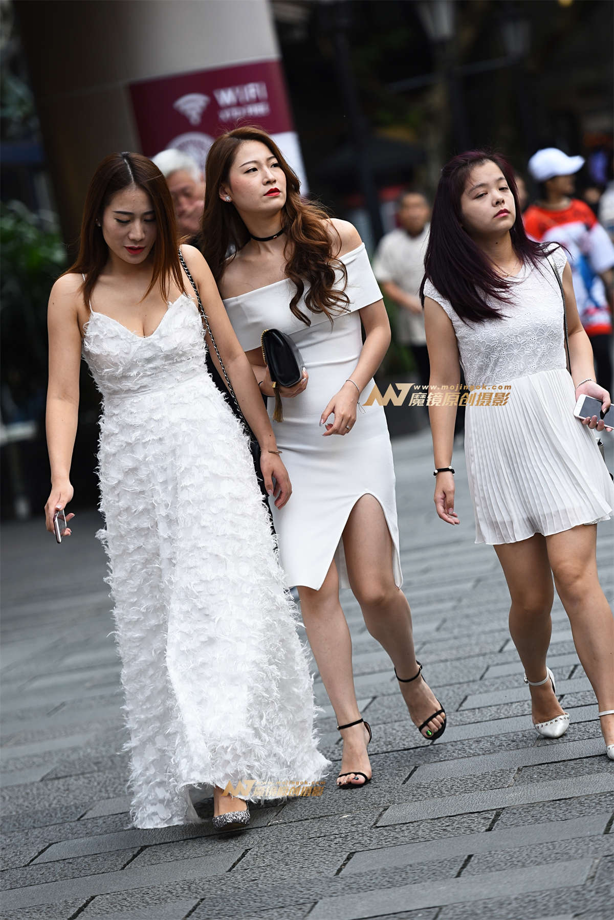 白裙高跟-日更街拍