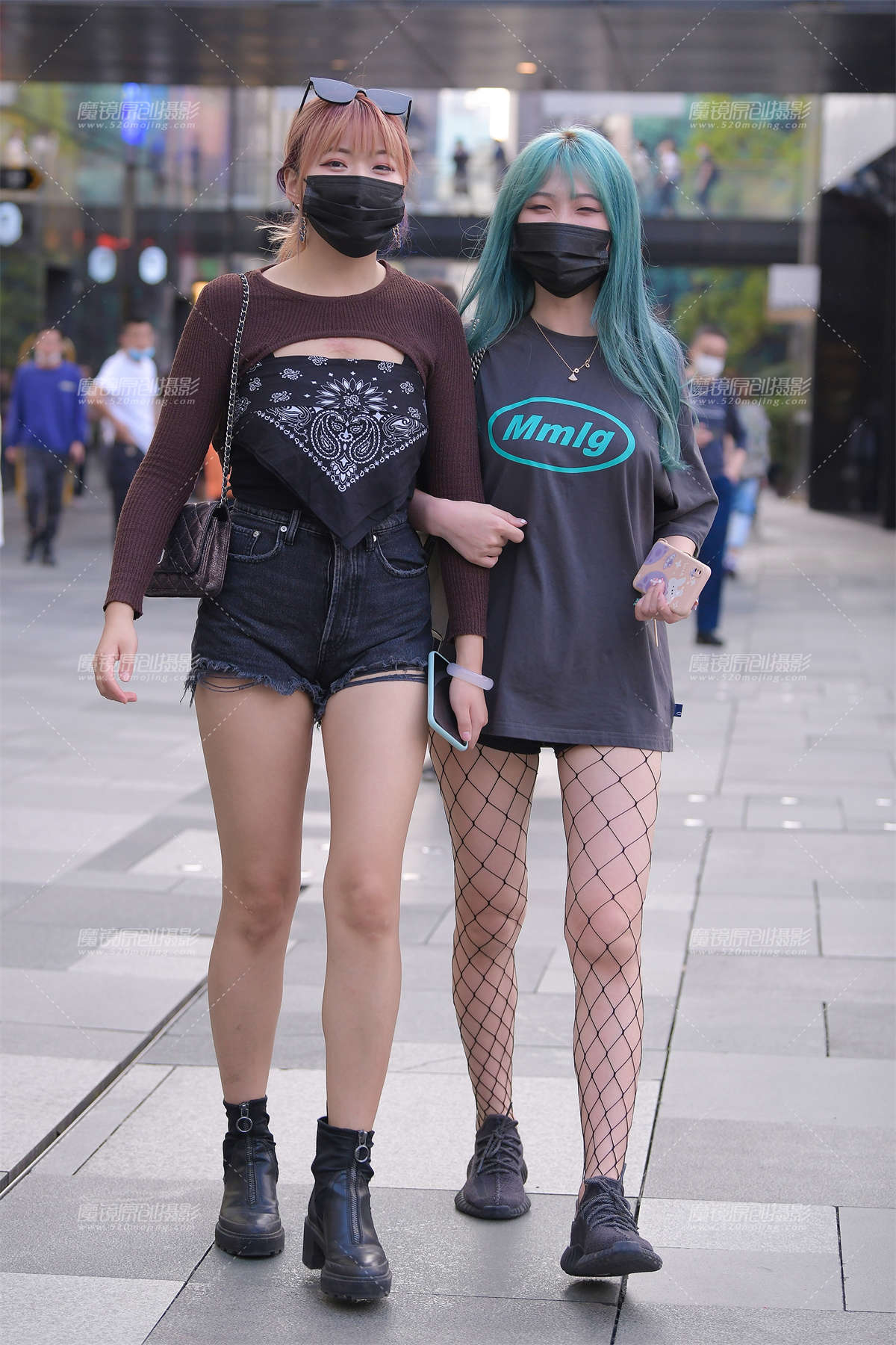 热裤：倆闺蜜-日更街拍