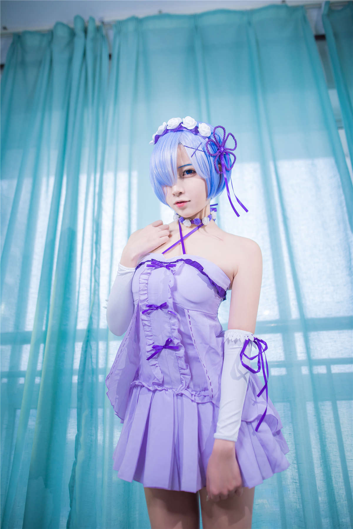 图片[2]-高产型Coser-二佐Nisa  蕾姆主题-日更街拍