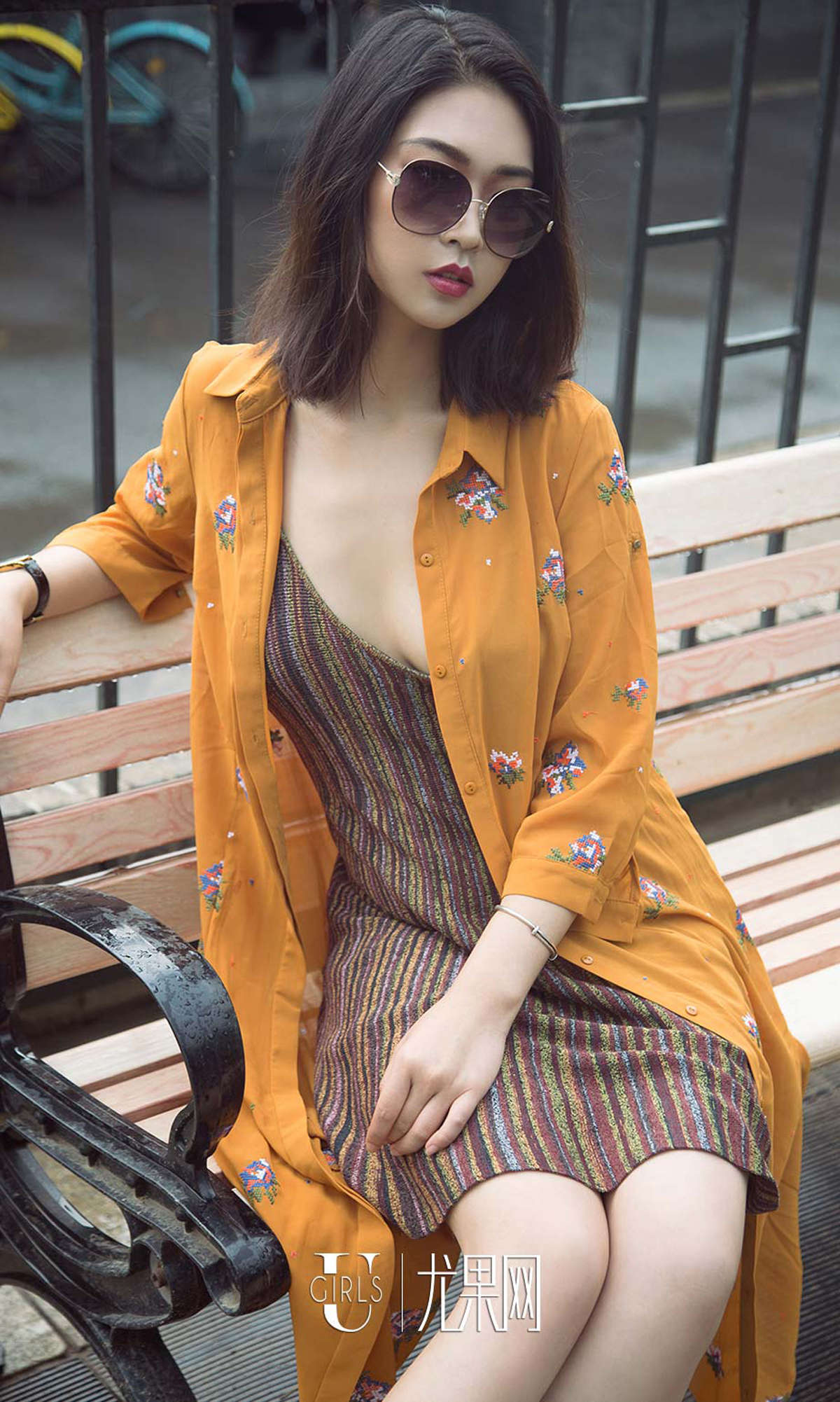 图片[2]-Ugirls爱尤物 NO.1149 果冻 森系少女-日更街拍