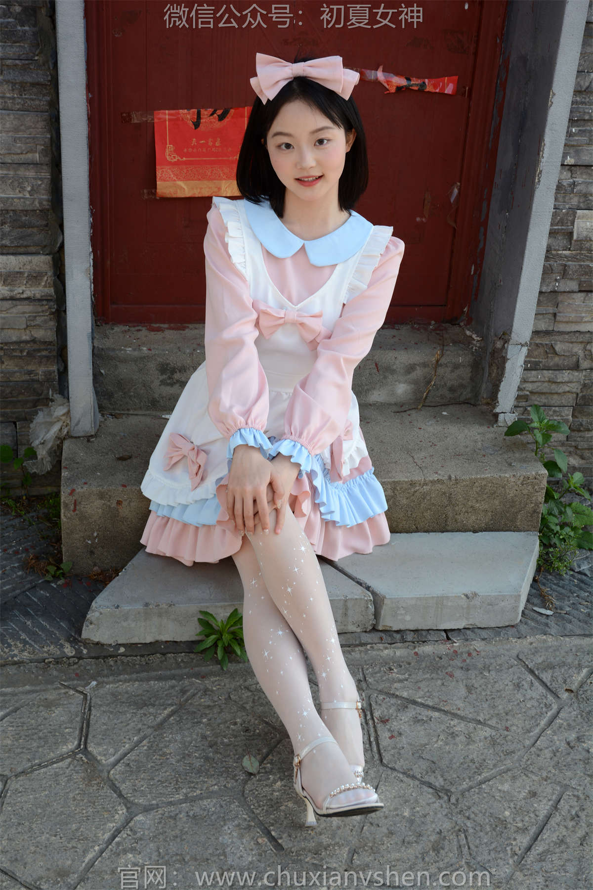 图片[2]-初夏女神 NO.182 双双 简约洛丽塔-日更街拍