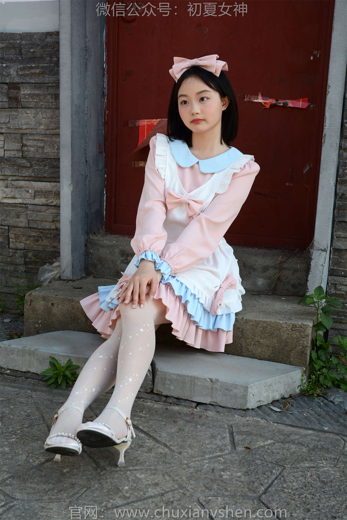 初夏女神 NO.182 双双 简约洛丽塔-日更街拍