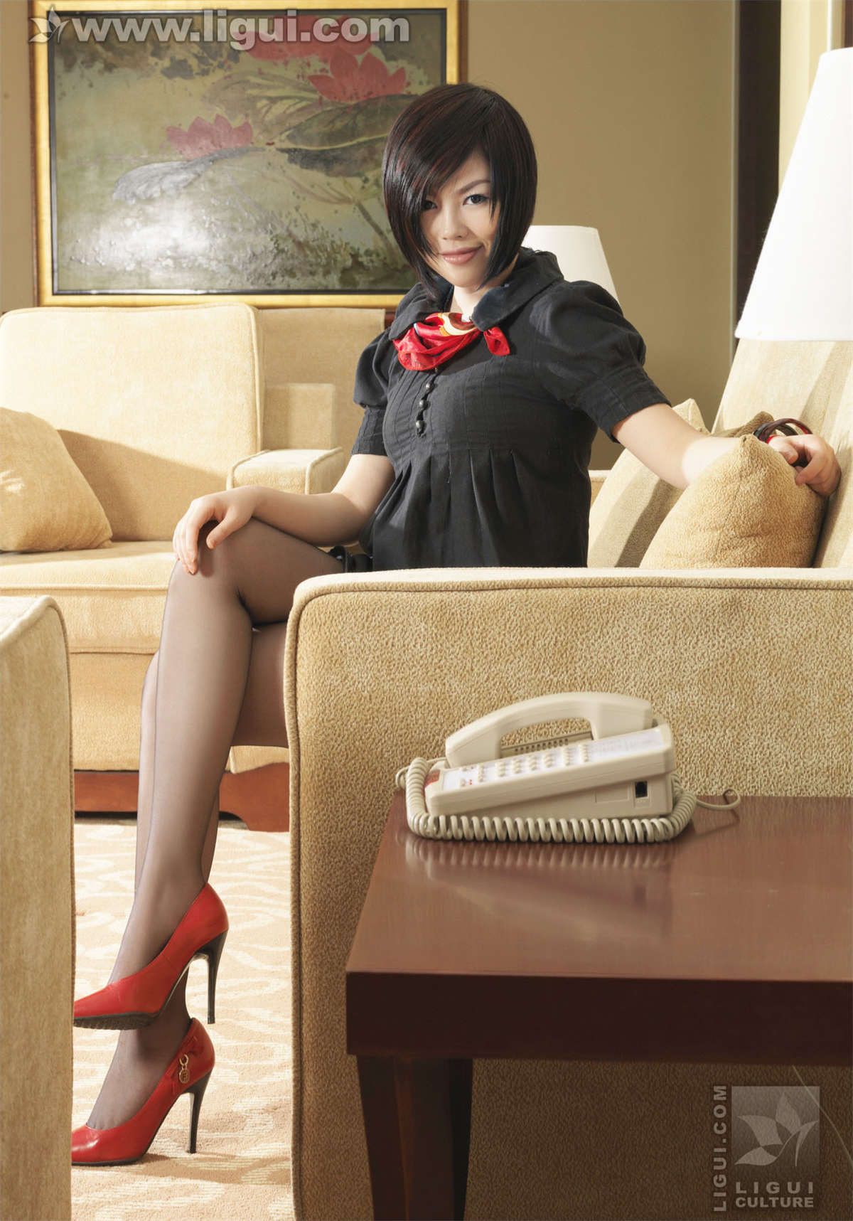 图片[2]-Ligui丽柜 20100608 经典家居中的丝袜演绎 慕子-日更街拍