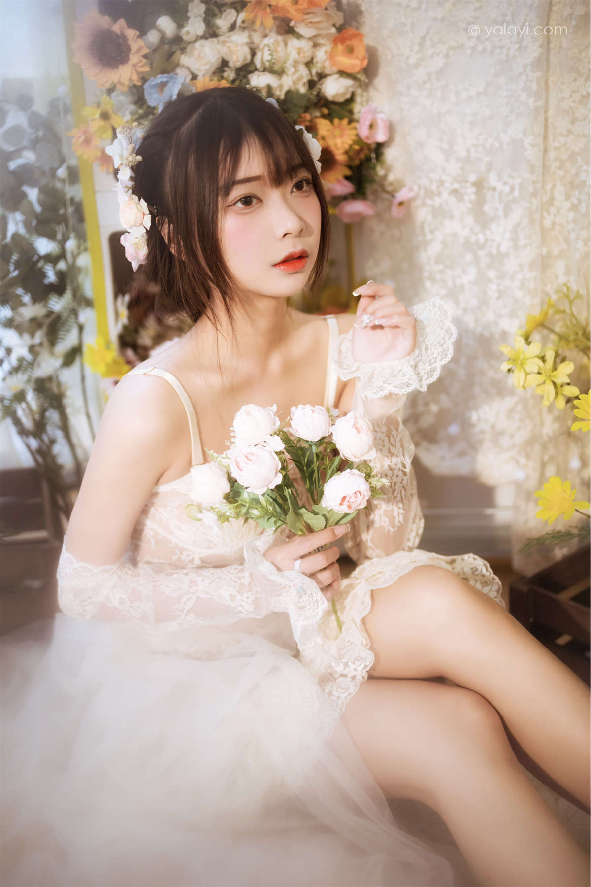 图片[2]-YALAYI雅拉伊2021.06.16 NO.807 似梦初觉 阿禾-日更街拍