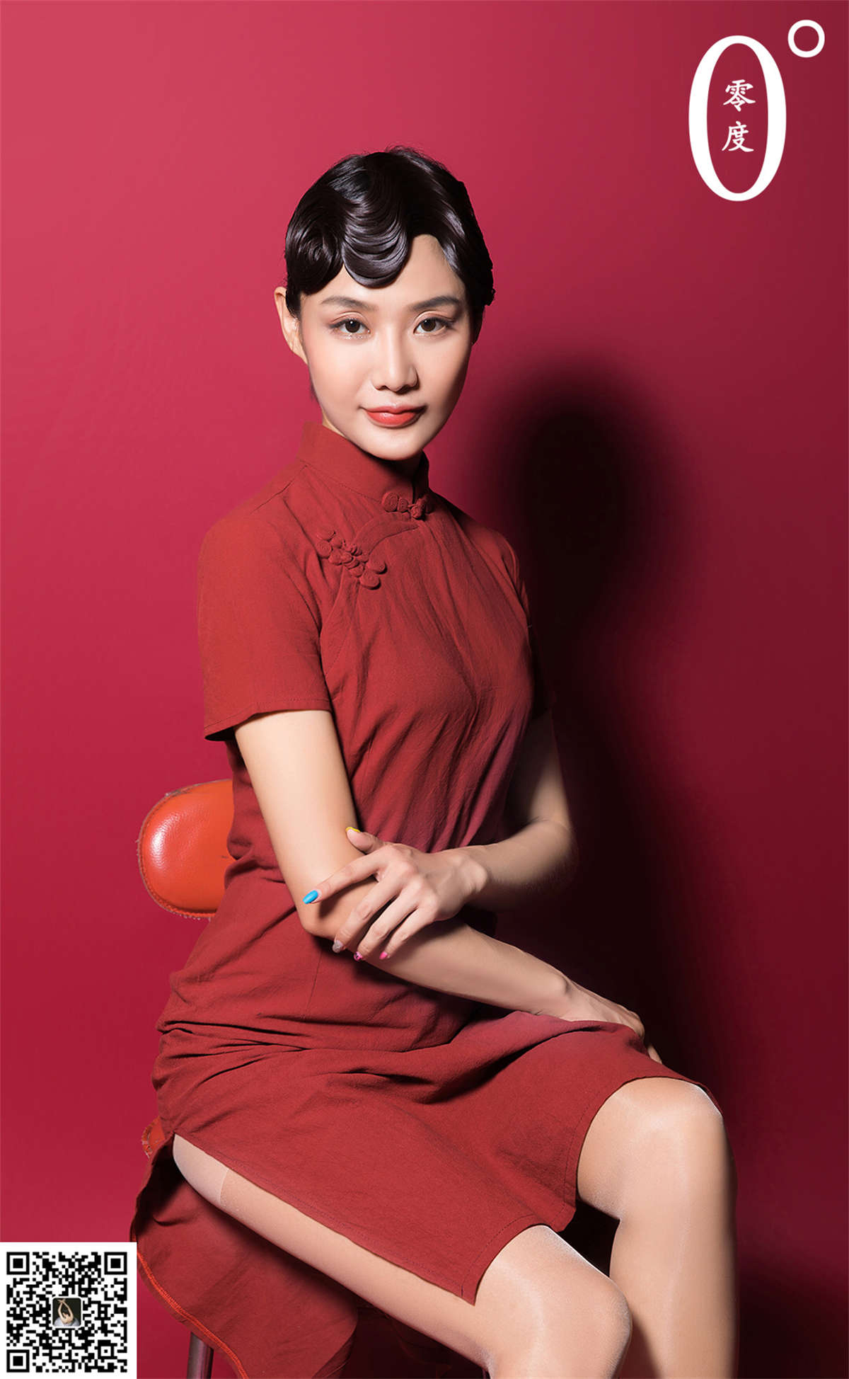 图片[2]-LD零度摄影 NO.015 小樱旗袍真空丝袜-日更街拍