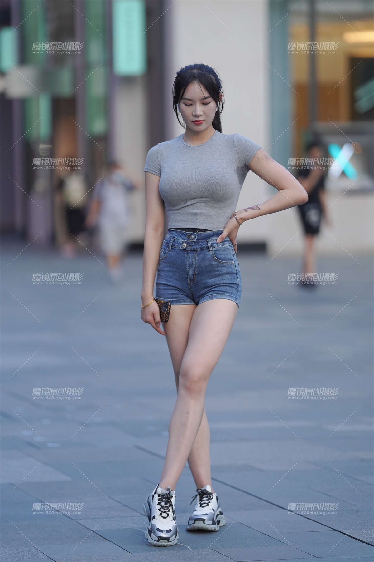 健身女孩-日更街拍