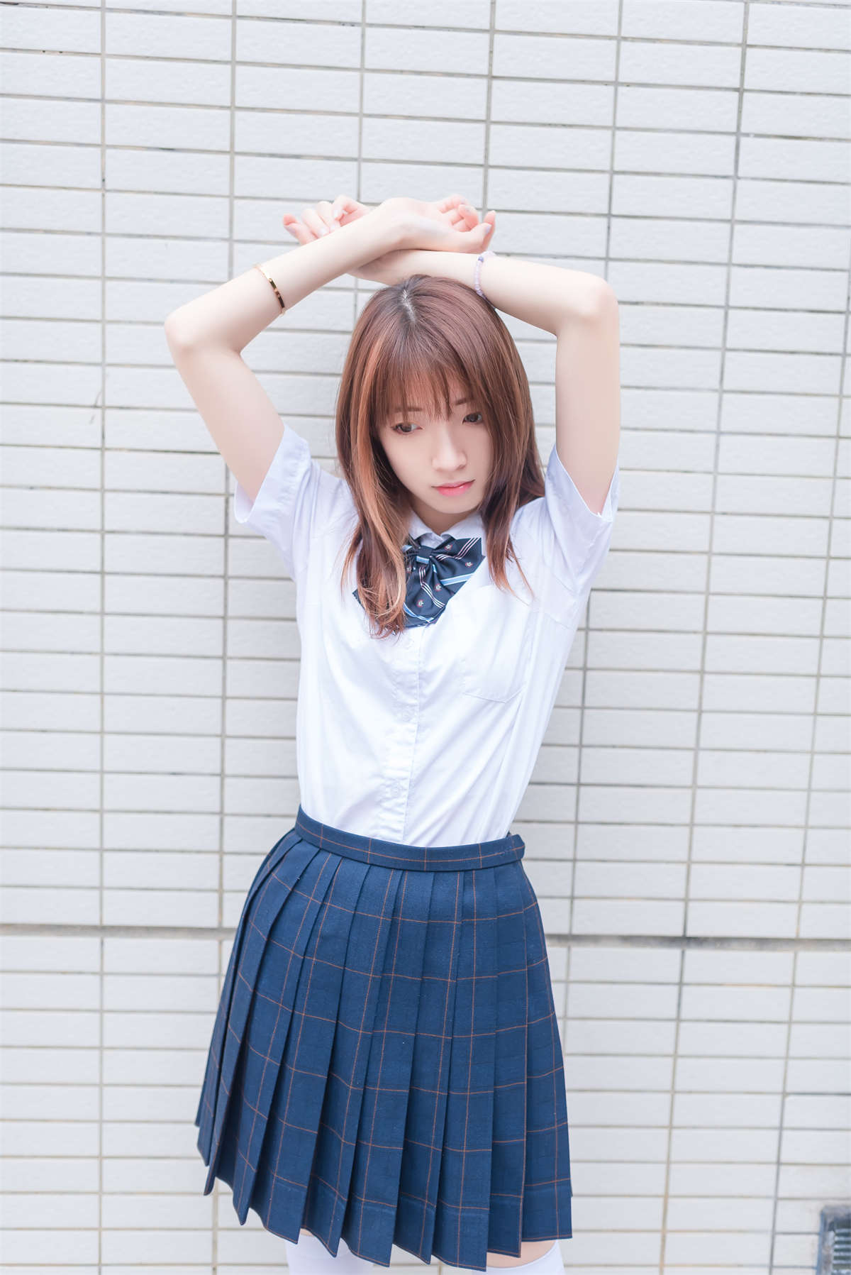 图片[2]-喵糖映画 VOL.427 校园JK-日更街拍