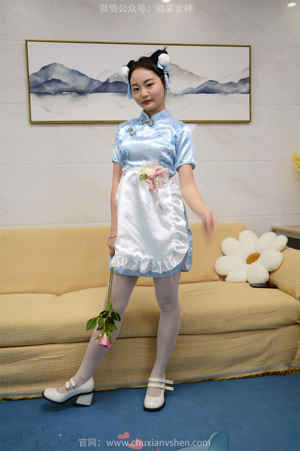 图片[2]-初夏女神 NO.186 双双 中华厨娘-日更街拍