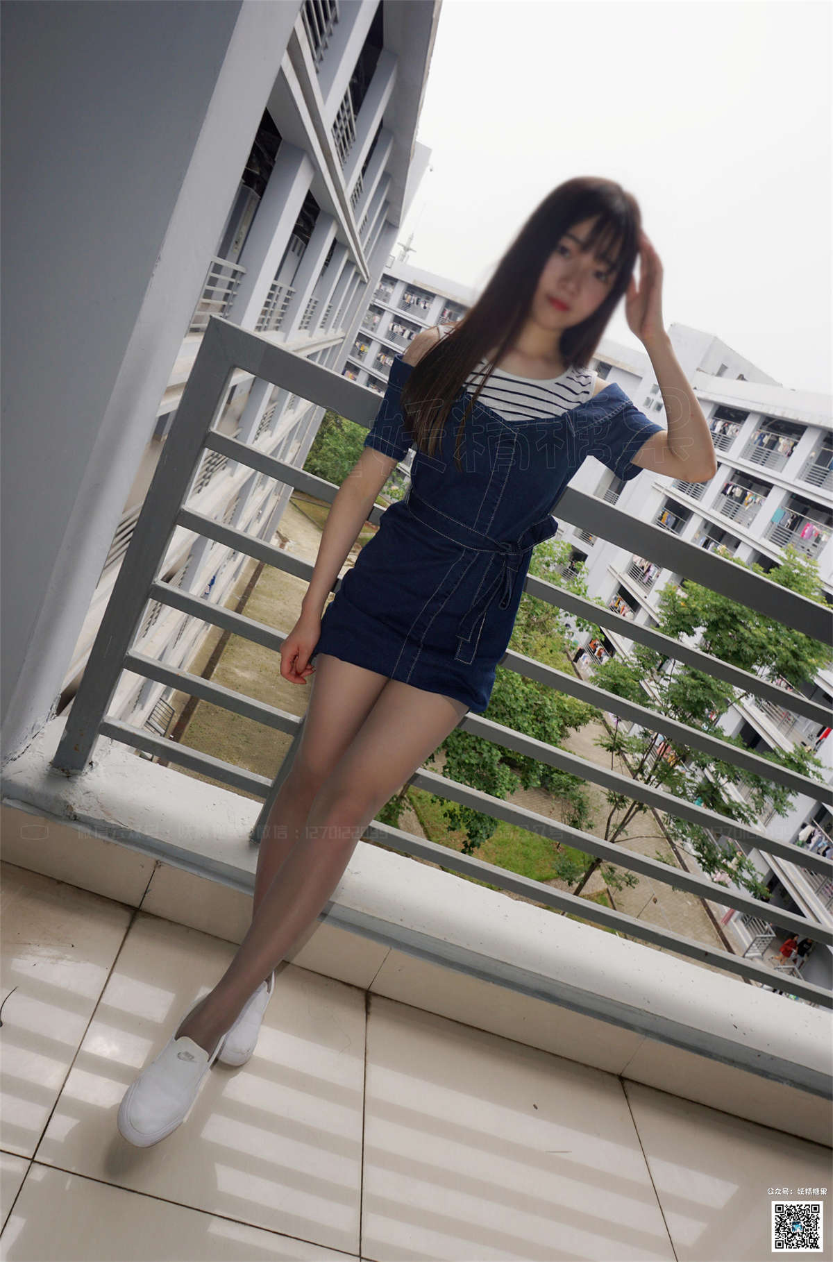 图片[2]-妖精视觉 NO.168 小雪 “毒物”牛仔裙-日更街拍