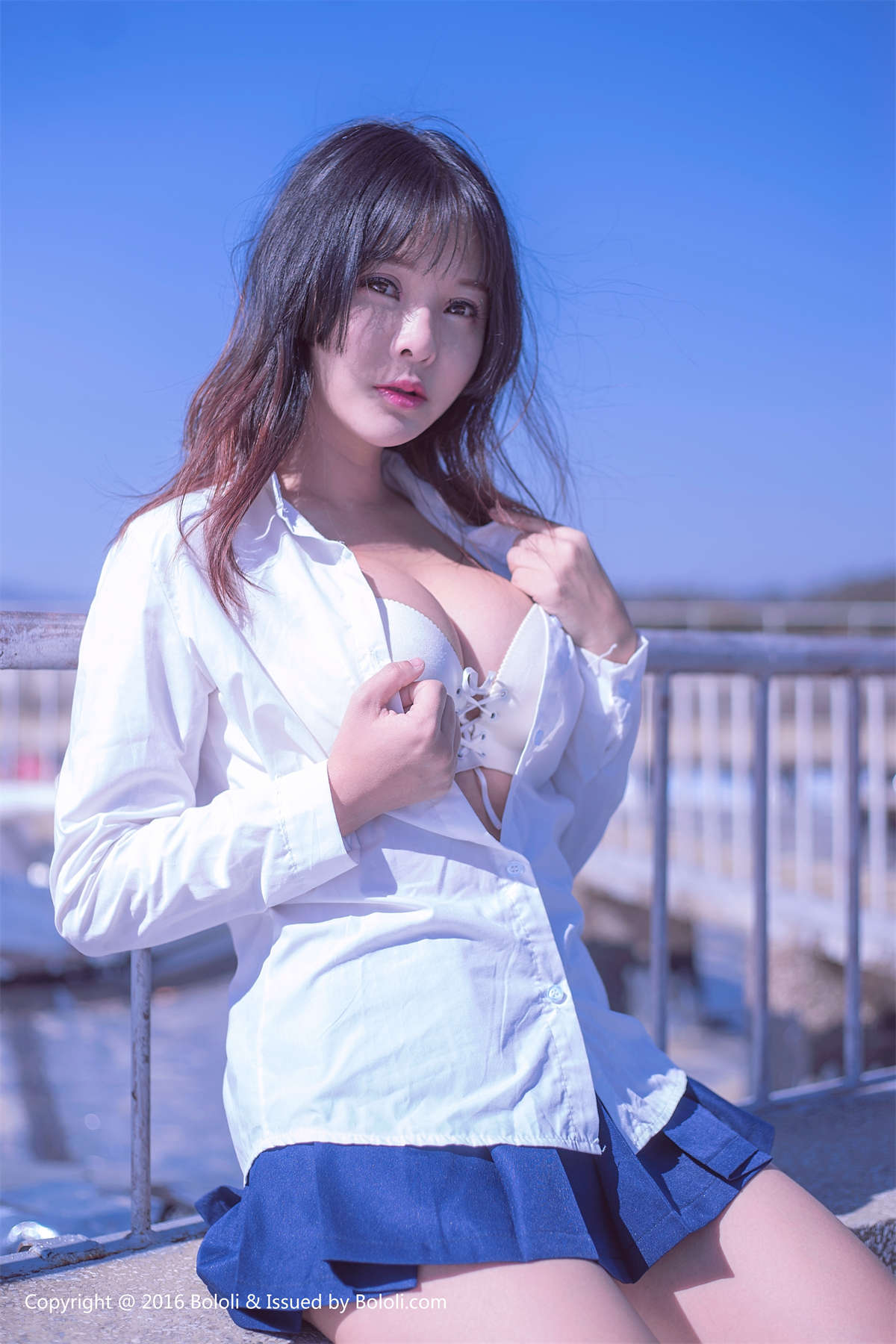 图片[2]-Bololi波萝社 BOL.055 菟菟Victoria 菟菟的JK诱惑-日更街拍