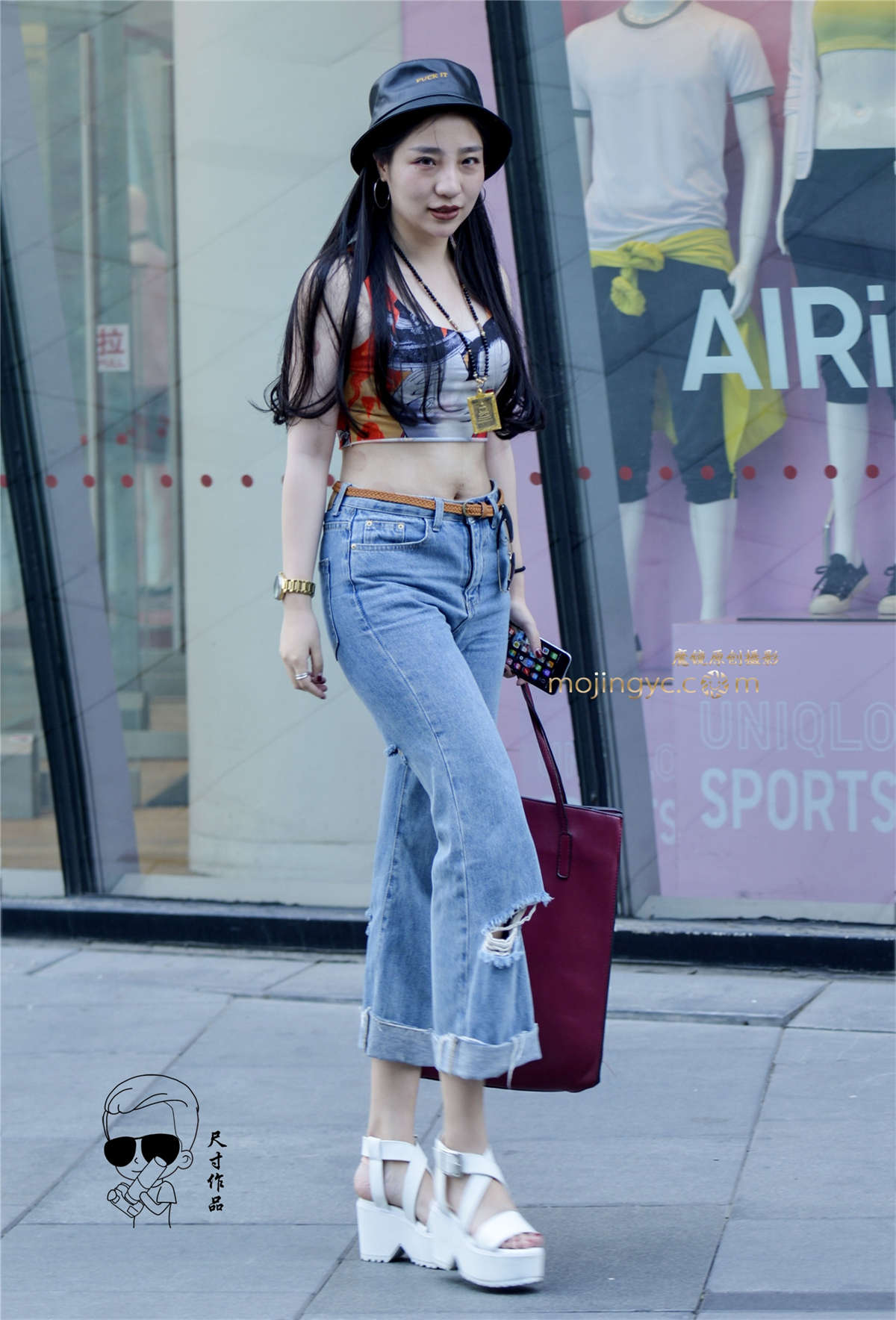 图片[2]-小坎露美脐美女显魅力（2016年11月23日13P）-日更街拍