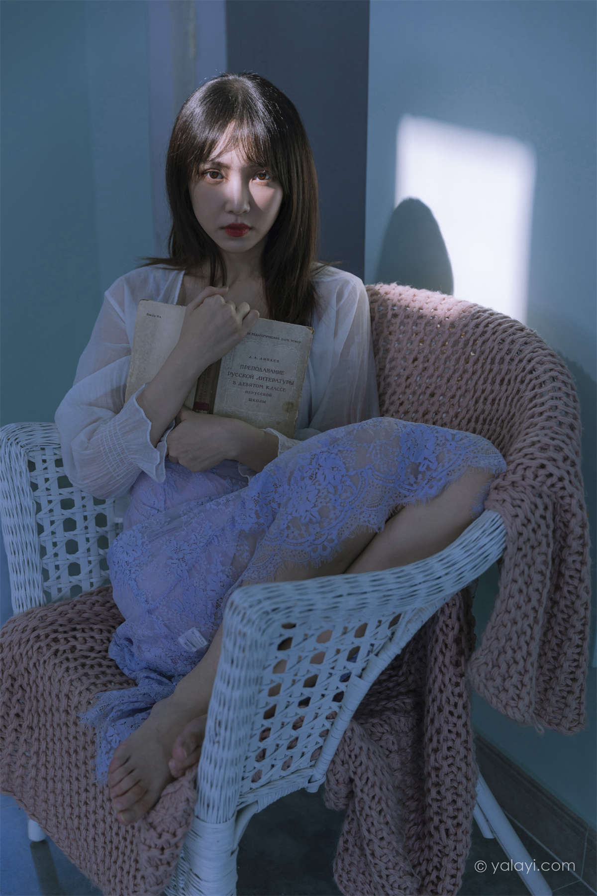 YALAYI雅拉伊2021.06.27 NO.811 紫色的早晨 妍妍-日更街拍