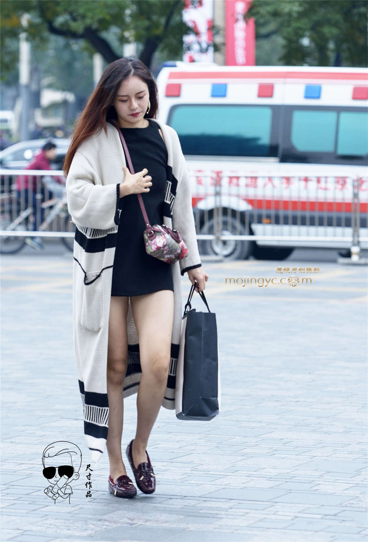 图片[2]-长衣美腿显魅力（2016年11月7日13P）-日更街拍