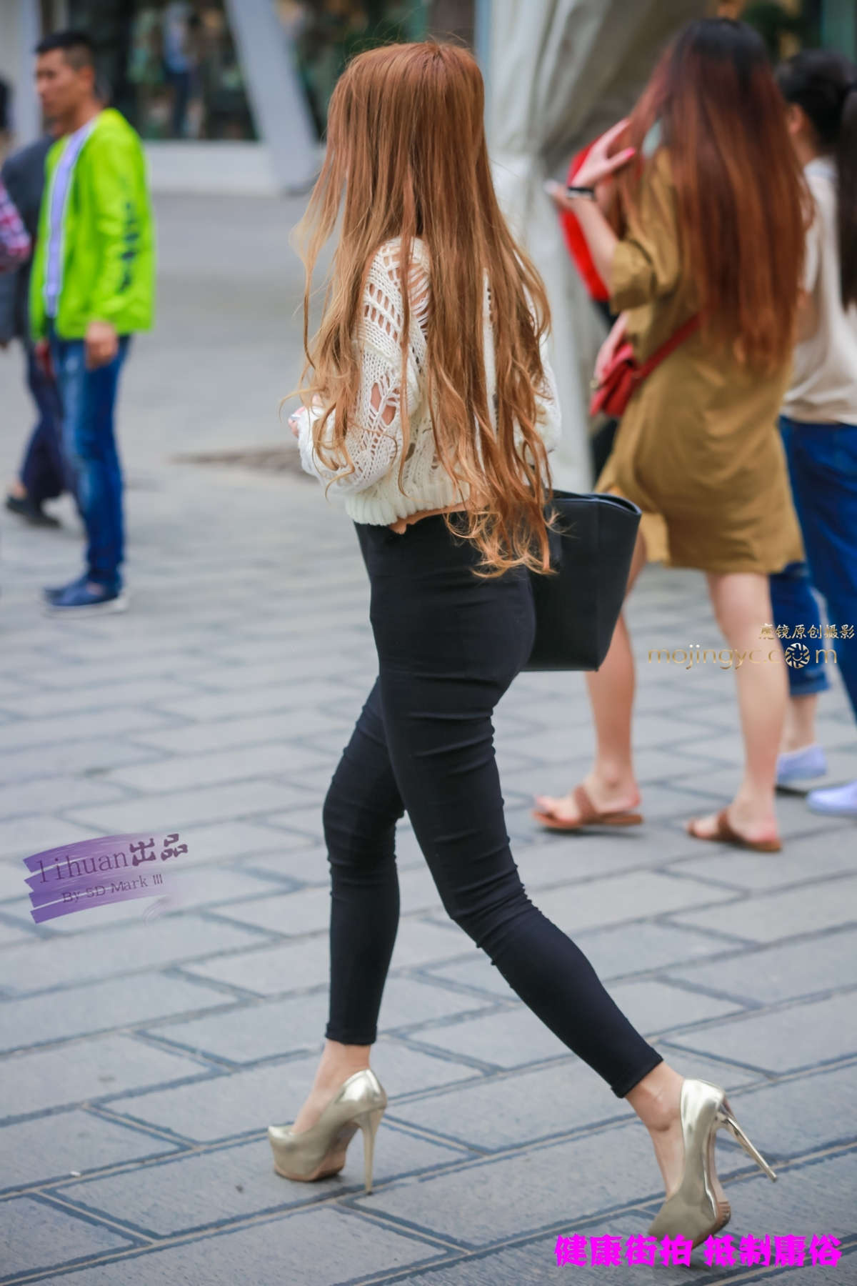 李欢原创-黑裤，丰腴（17P）-日更街拍