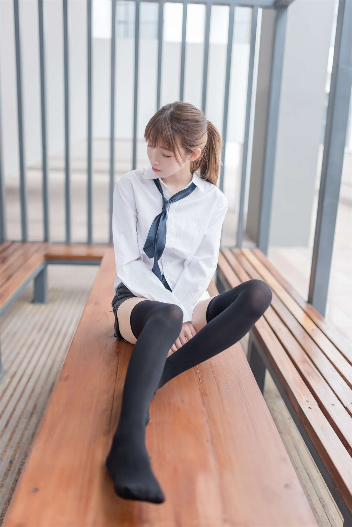 喵糖映画 VOL.431 热裤女孩-日更街拍