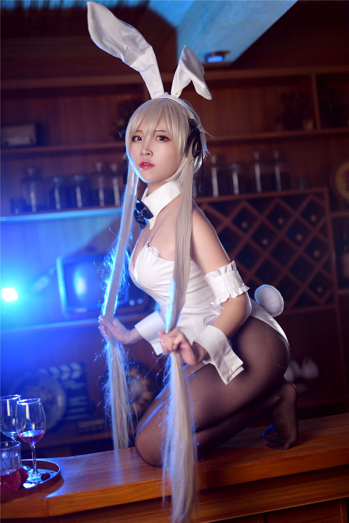 图片[2]-高产型Coser-二佐Nisa  穹妹兔女郎-日更街拍