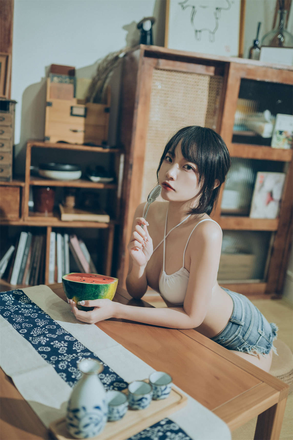 高产型Coser-二佐Nisa 夏日甜蜜-日更街拍