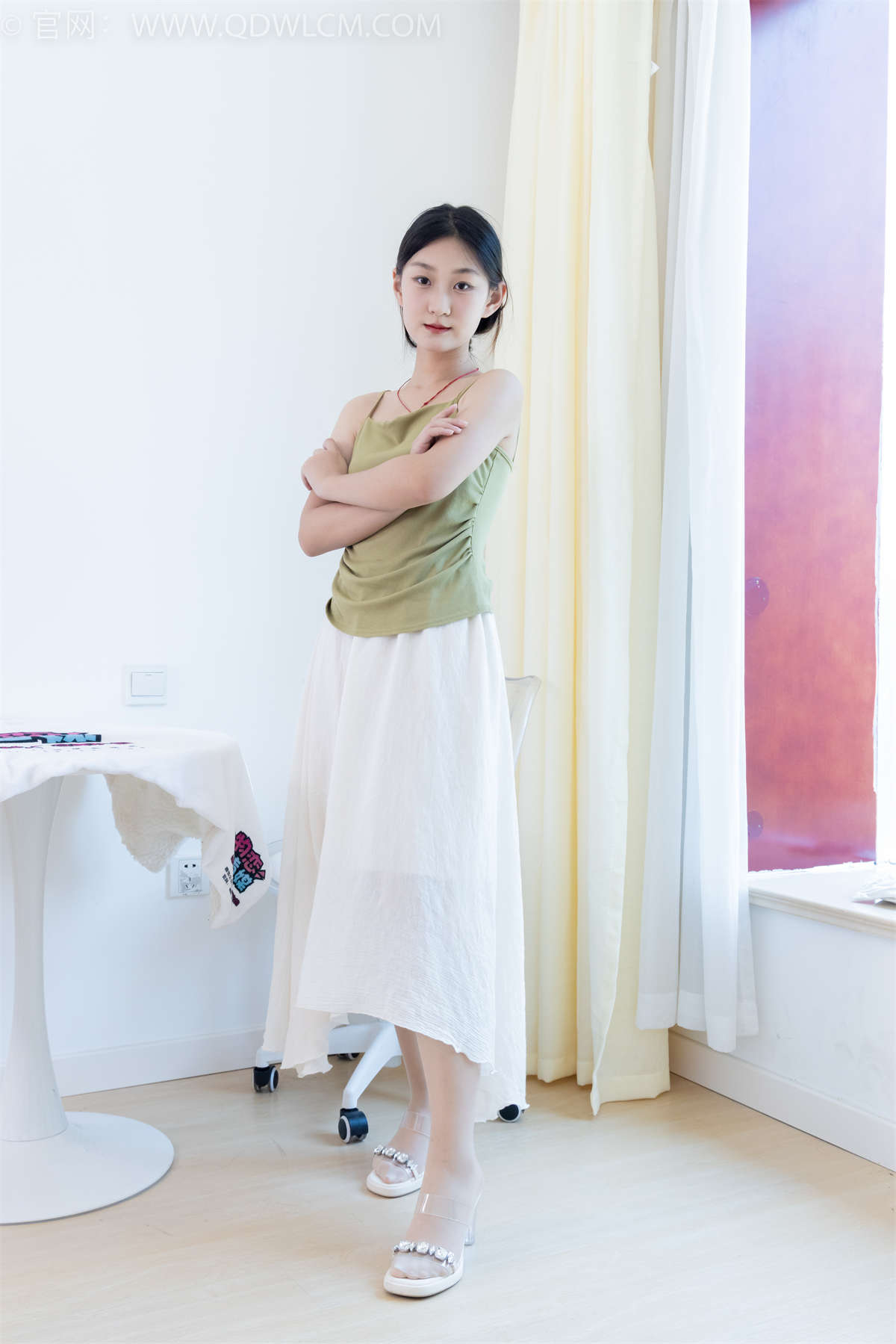 图片[2]-物恋传媒 NO.2009 豆沙-绿豆冰沙-日更街拍