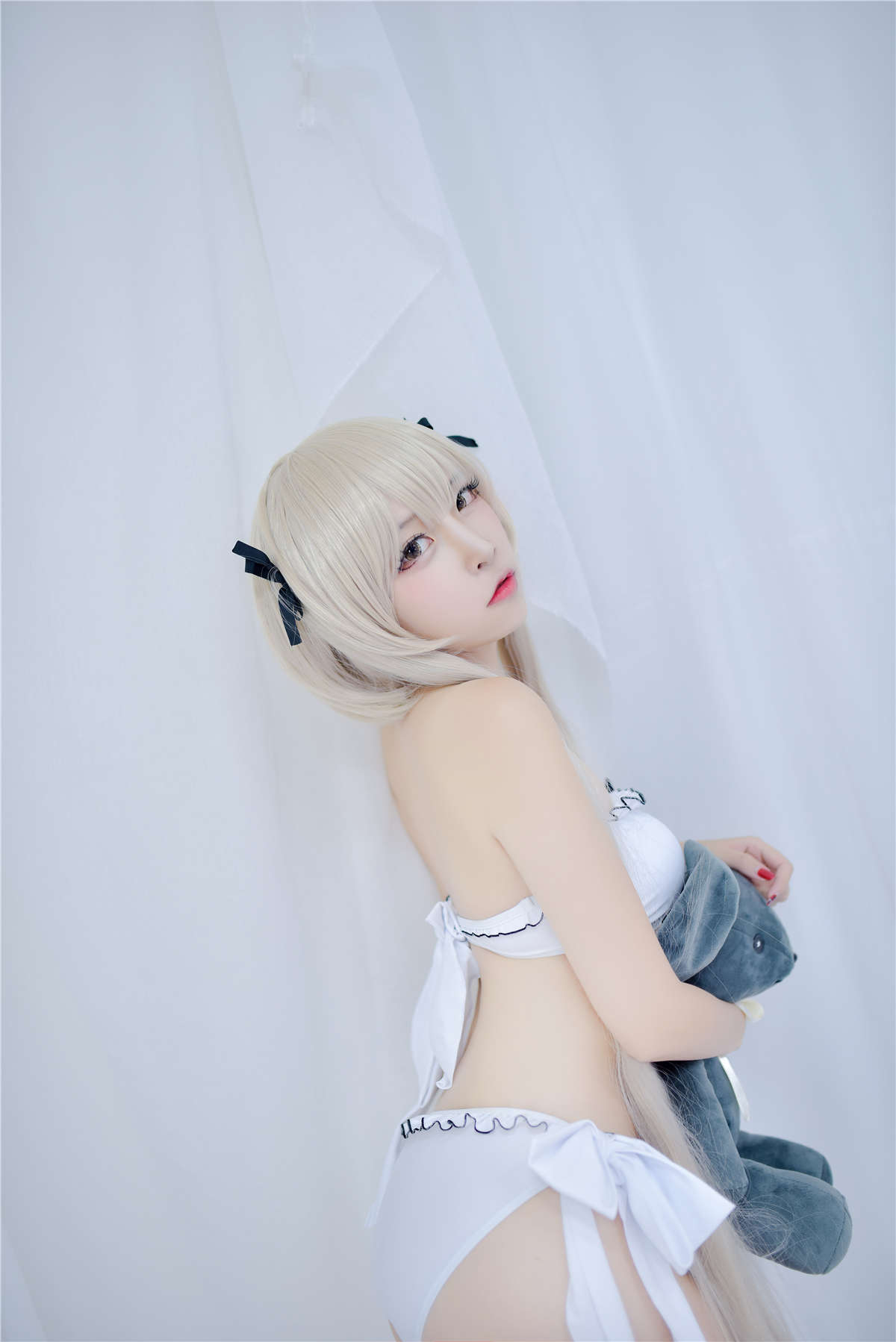 图片[2]-高产型Coser-二佐Nisa  穹妹泳衣-日更街拍