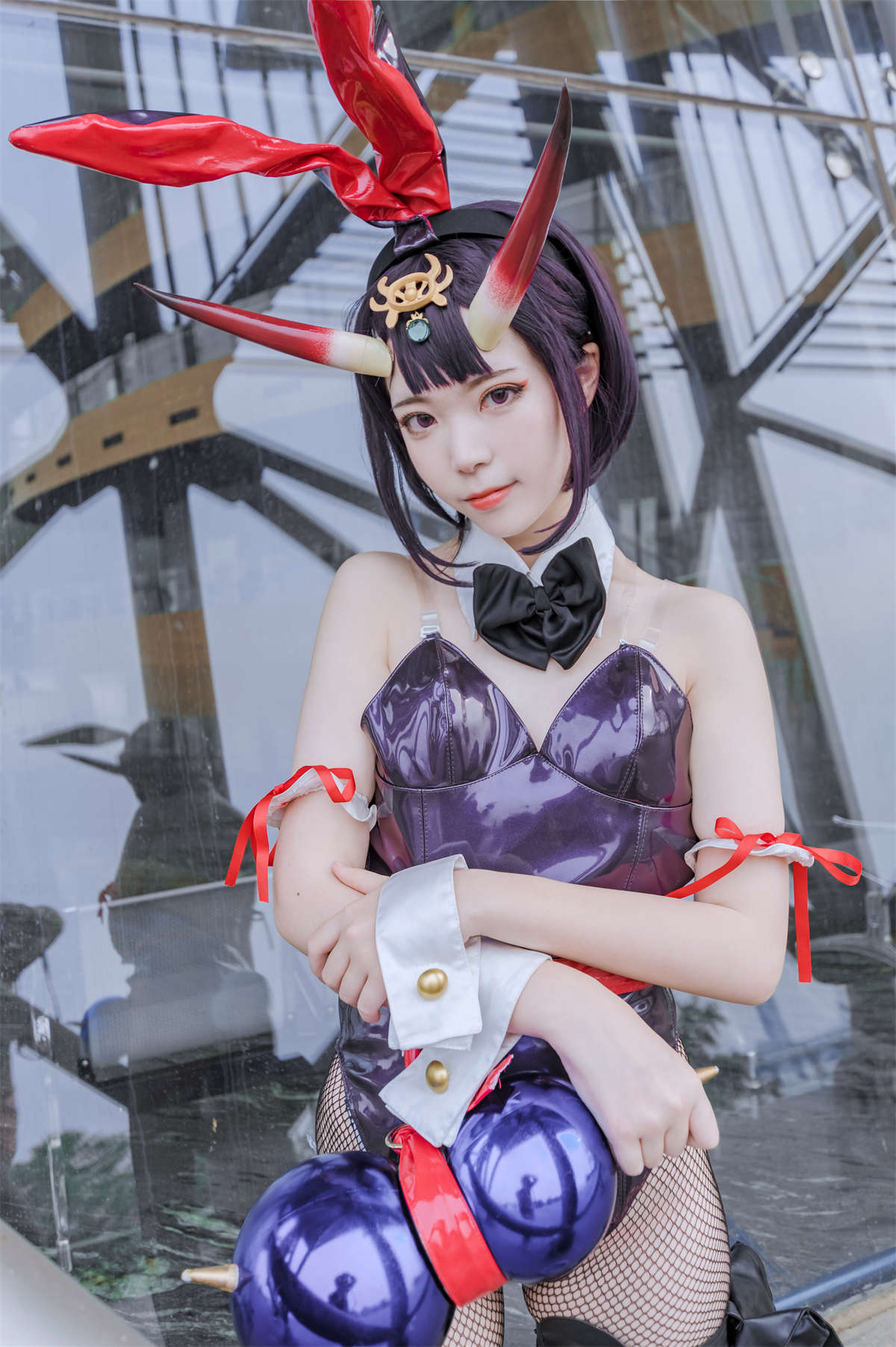 Fushii_海堂 NO.014 酒吞兔女郎-日更街拍