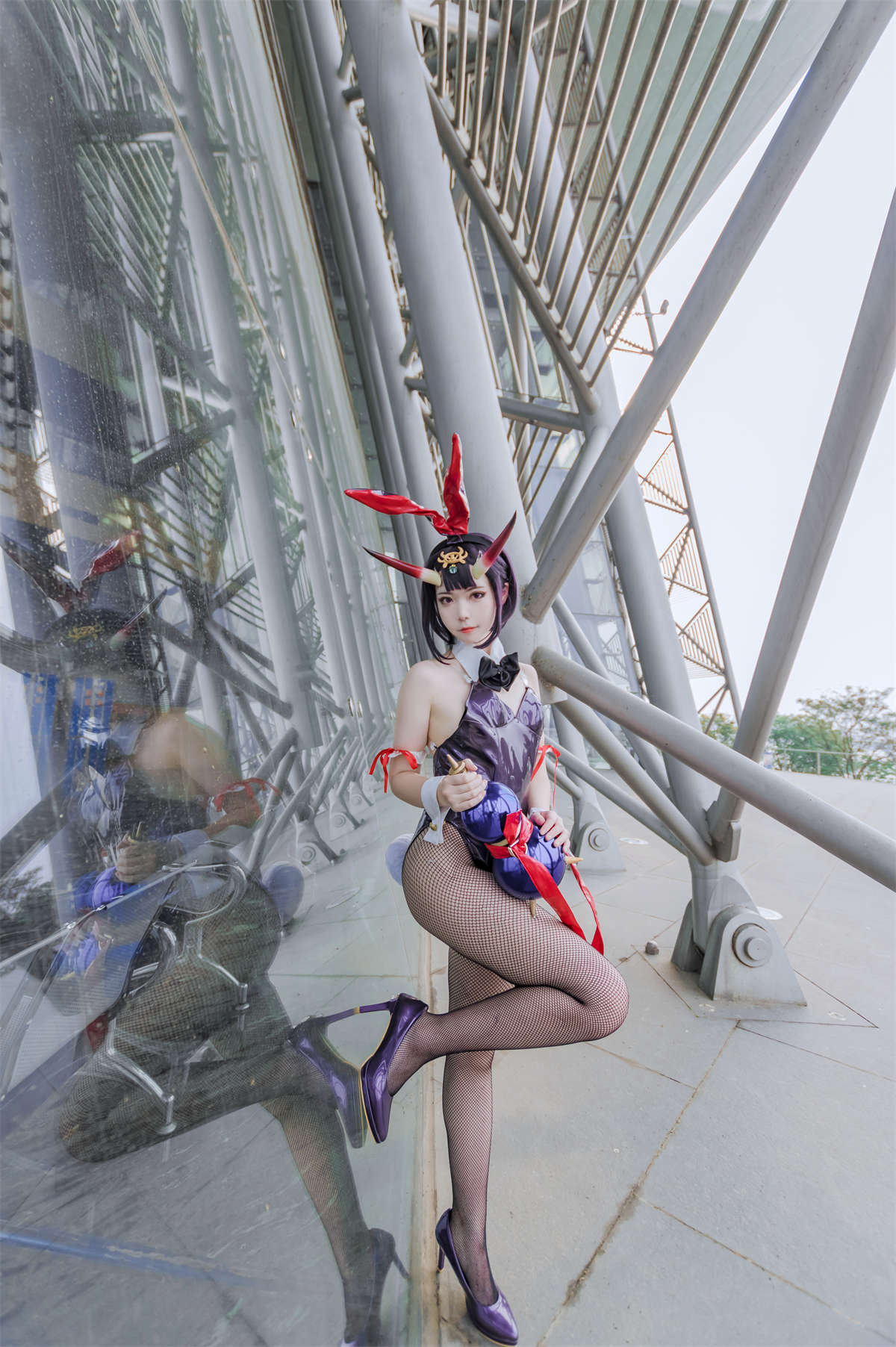 图片[2]-Fushii_海堂 NO.014 酒吞兔女郎-日更街拍