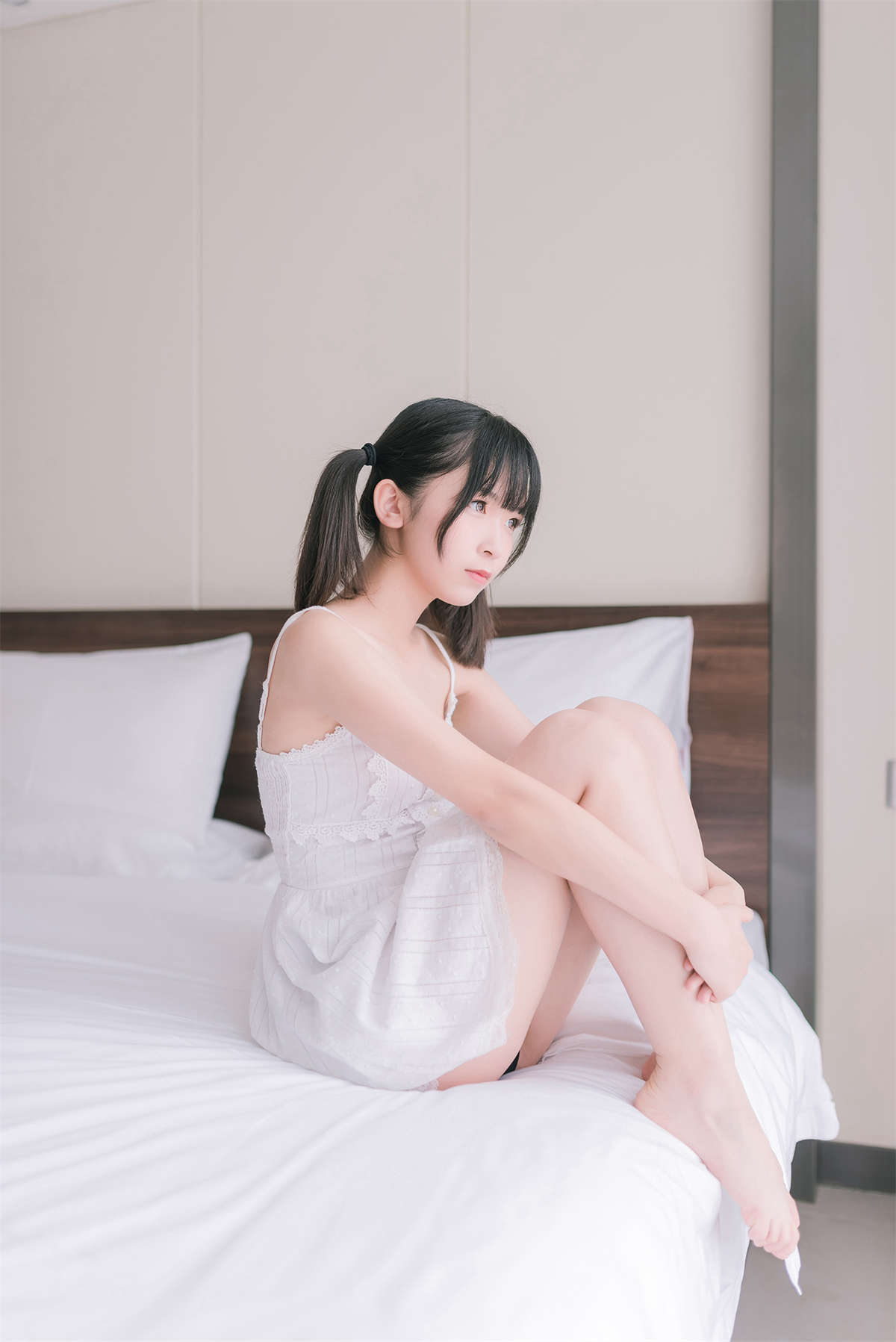 图片[2]-风之领域 NO.084 白色的睡衣裙-日更街拍