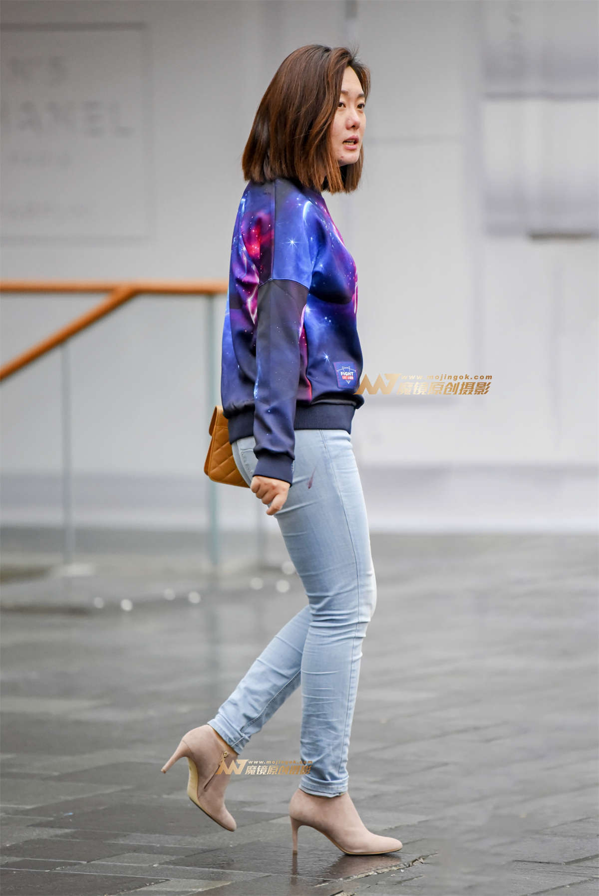 仔裤 小高跟 少妇-日更街拍