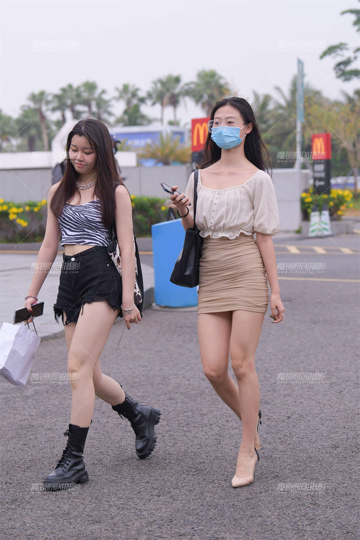 美腿包臀裙高跟小姐姐~-日更街拍