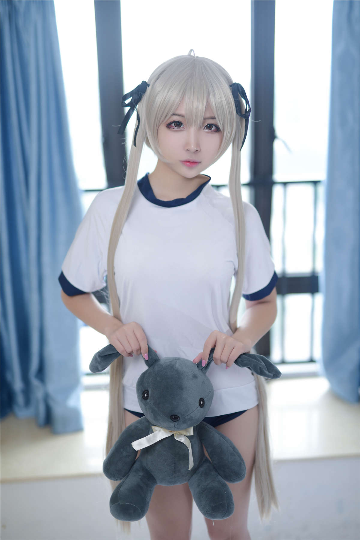 图片[2]-高产型Coser-二佐Nisa  穹妹运动服-日更街拍