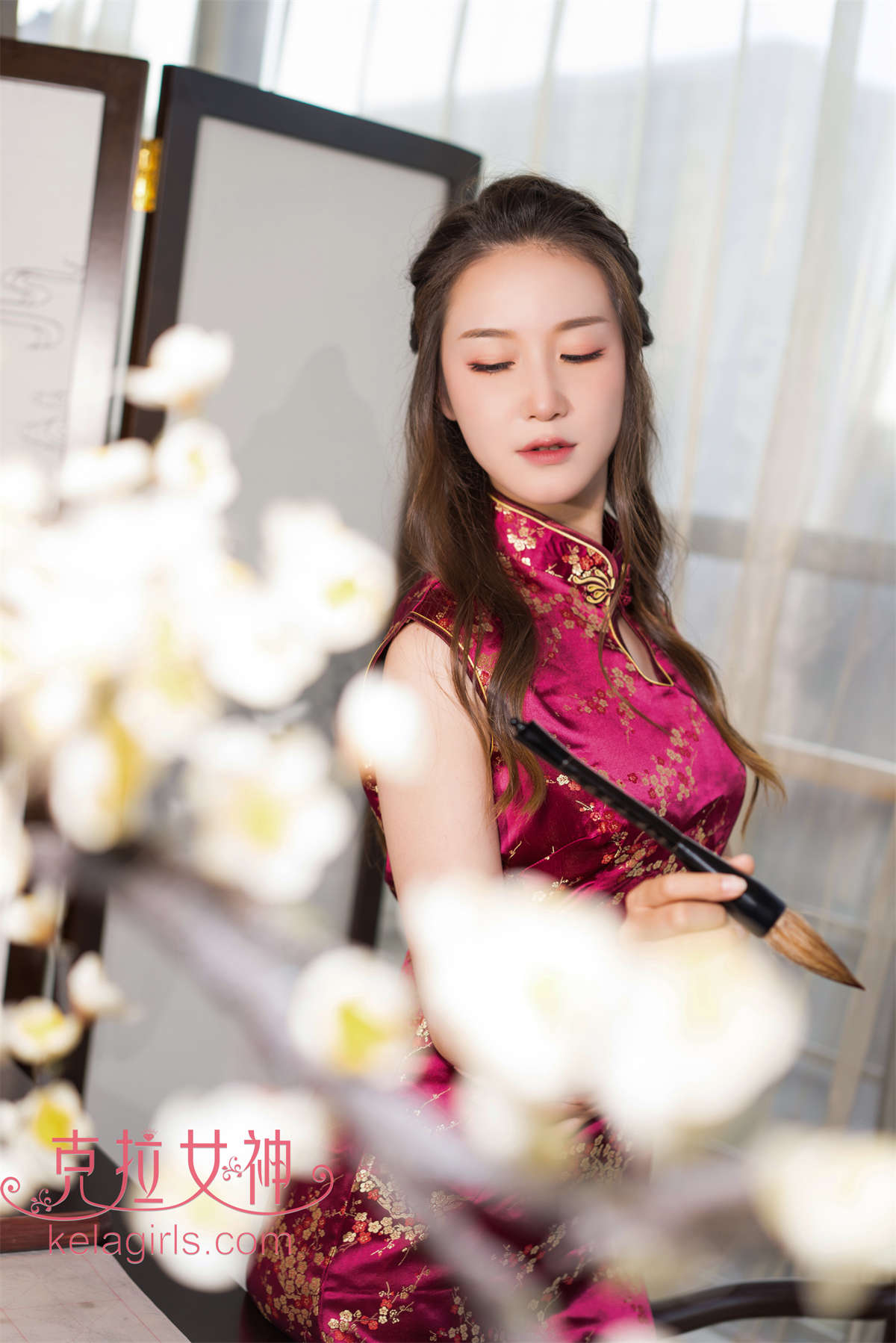 Kelagirls克拉女神 2018.09.24 杨暖 皎若秋月-日更街拍