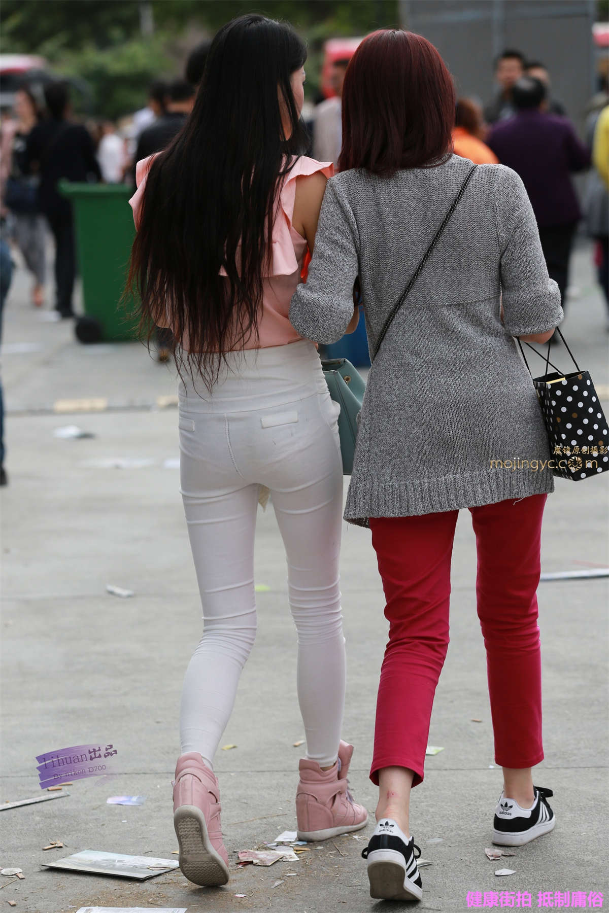 李欢原创-白裤，美女（11P）-日更街拍