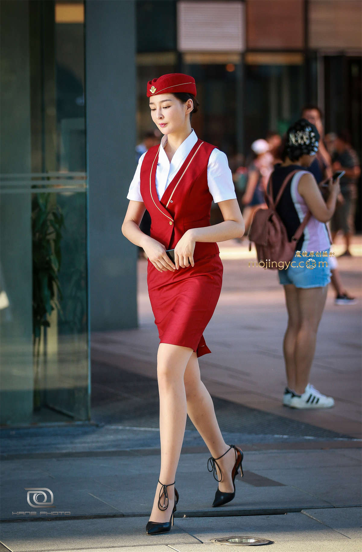 靓丽空姐-日更街拍