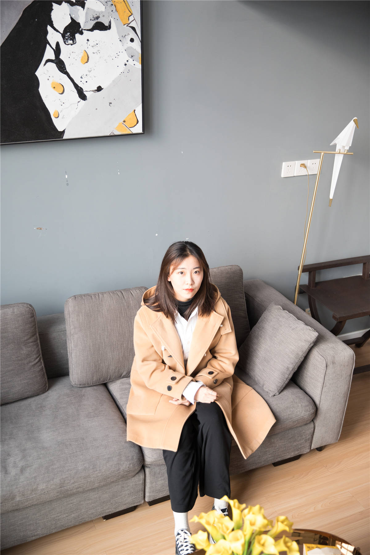 图片[2]-物恋传媒No.102期：elise-冬日里的英伦风情-日更街拍