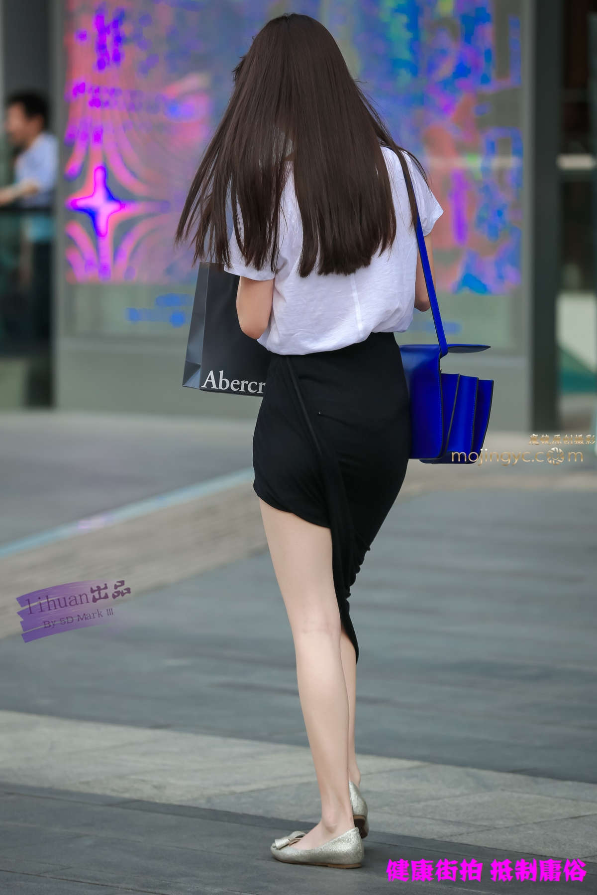 李欢原创-黑色一步裙（13P）-日更街拍