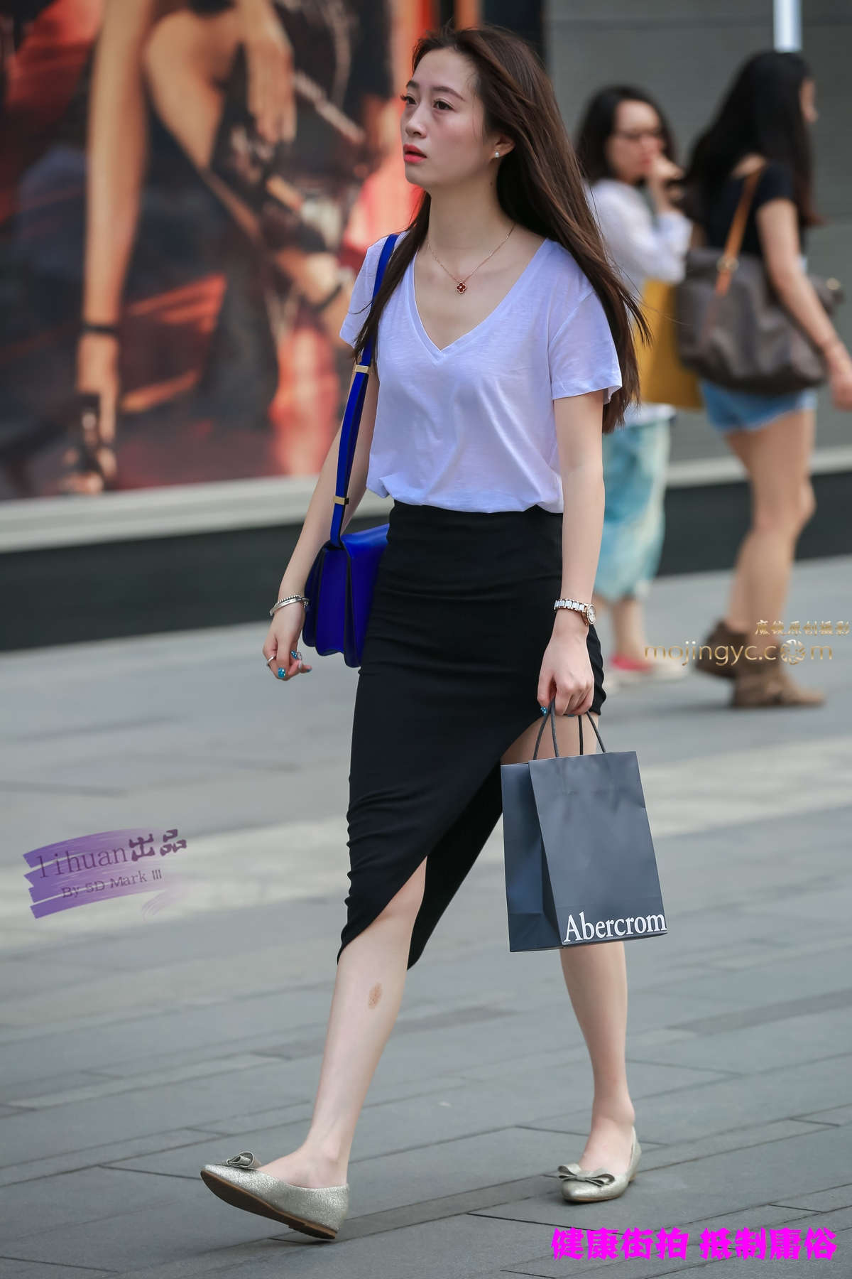 图片[2]-李欢原创-黑色一步裙（13P）-日更街拍