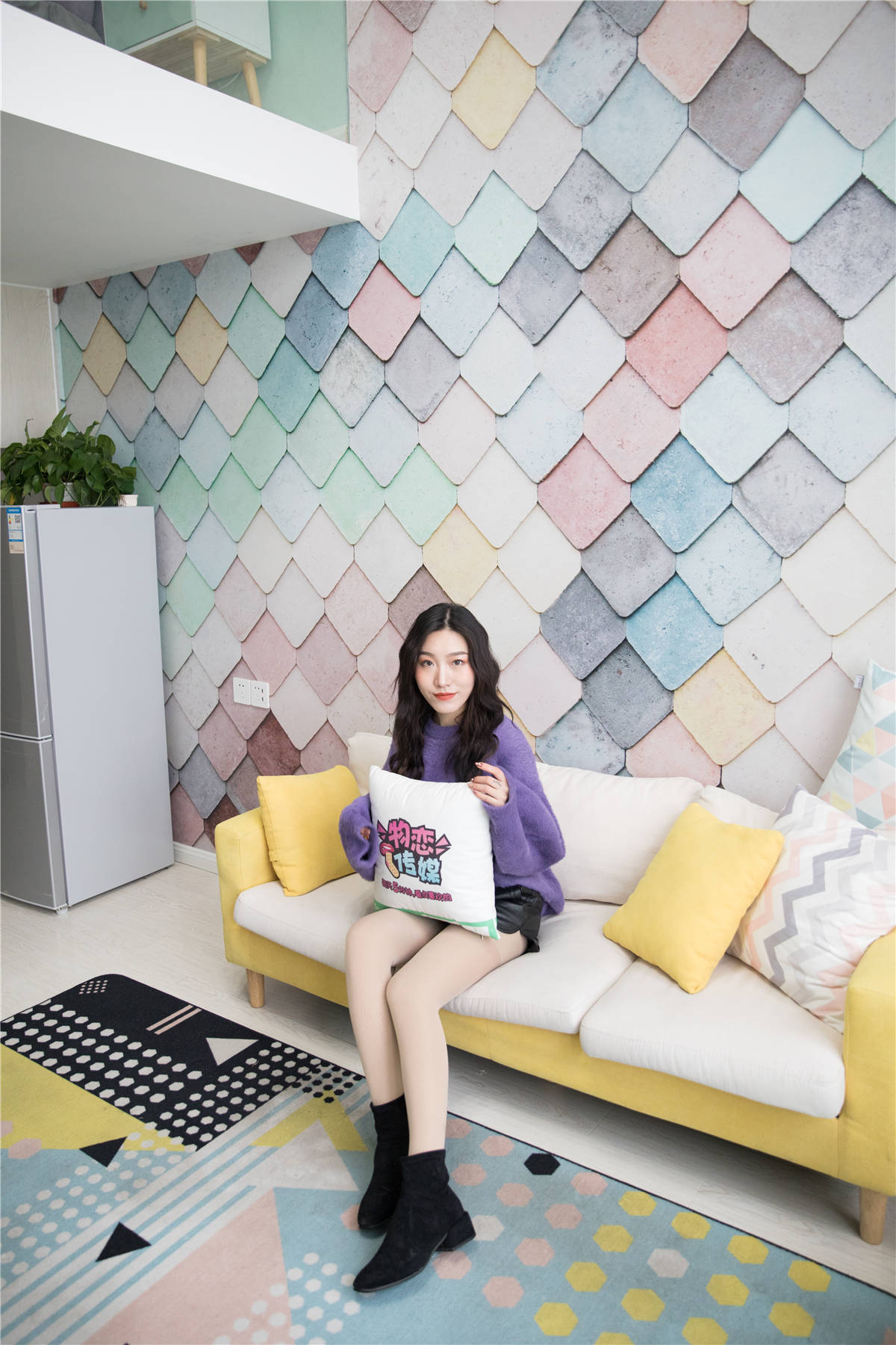 图片[2]-物恋传媒No.103期：语梦-她和她的七彩梦境-日更街拍