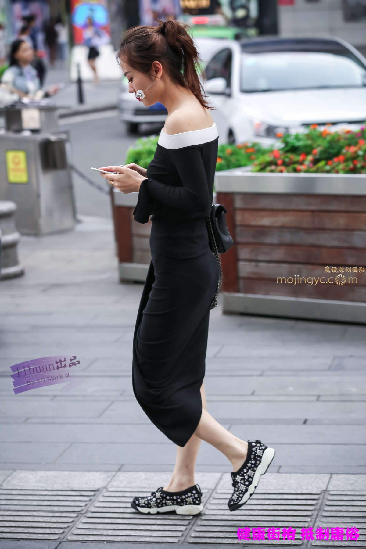 李欢原创-黑色一步裙（14P）-日更街拍