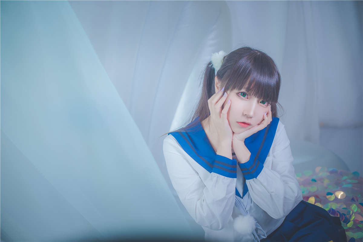 高产型Coser-二佐Nisa  水手服-日更街拍