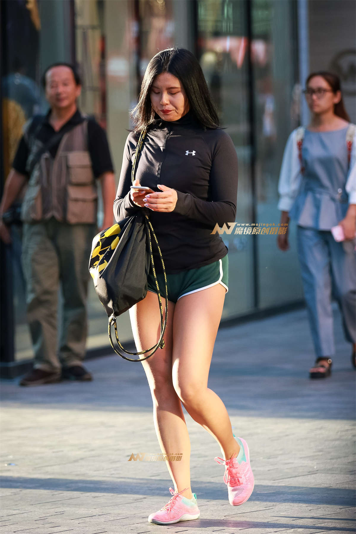 小姐姐的运动热裤 真短-日更街拍