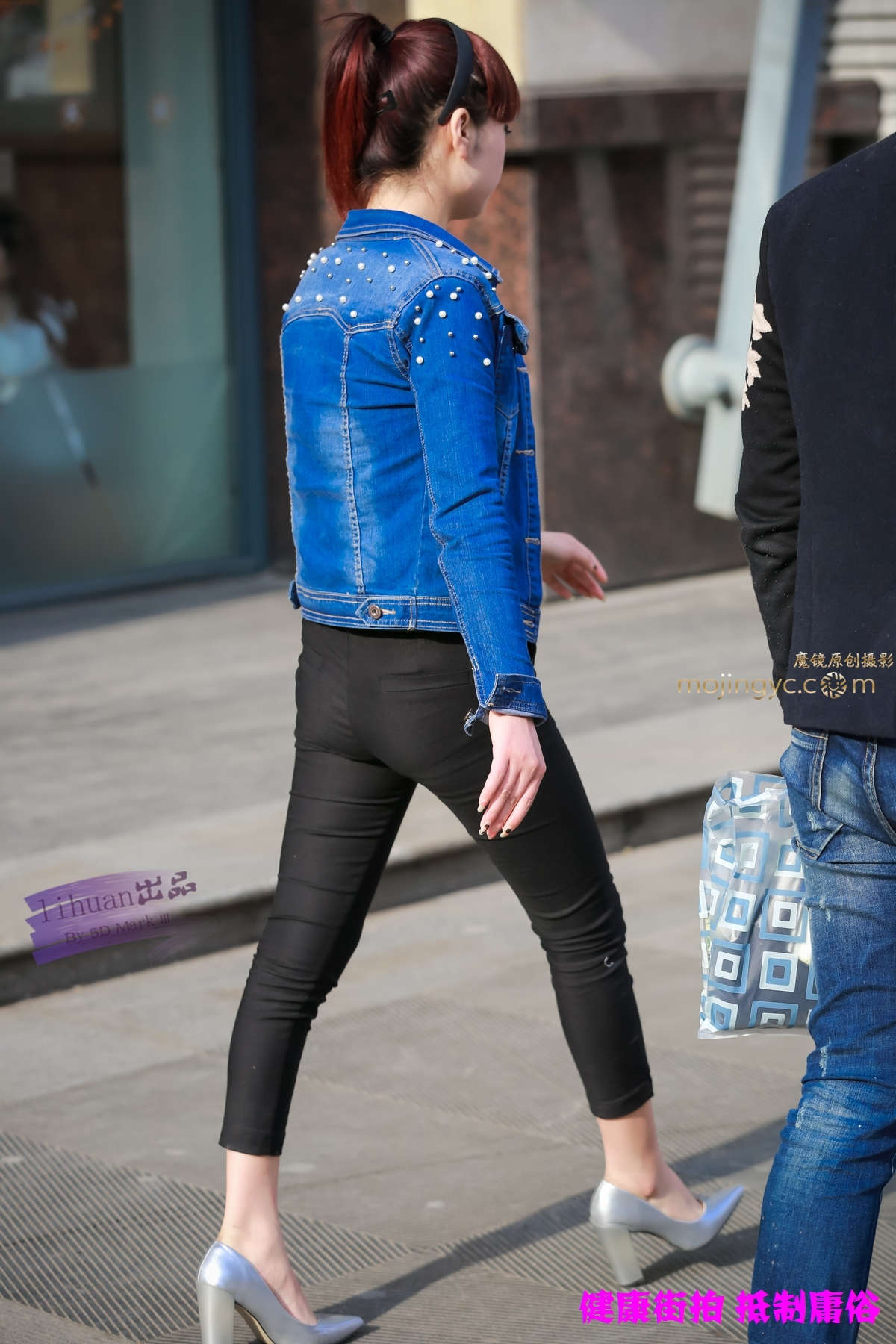 图片[2]-李欢原创-超紧身黑裤（14P）-日更街拍