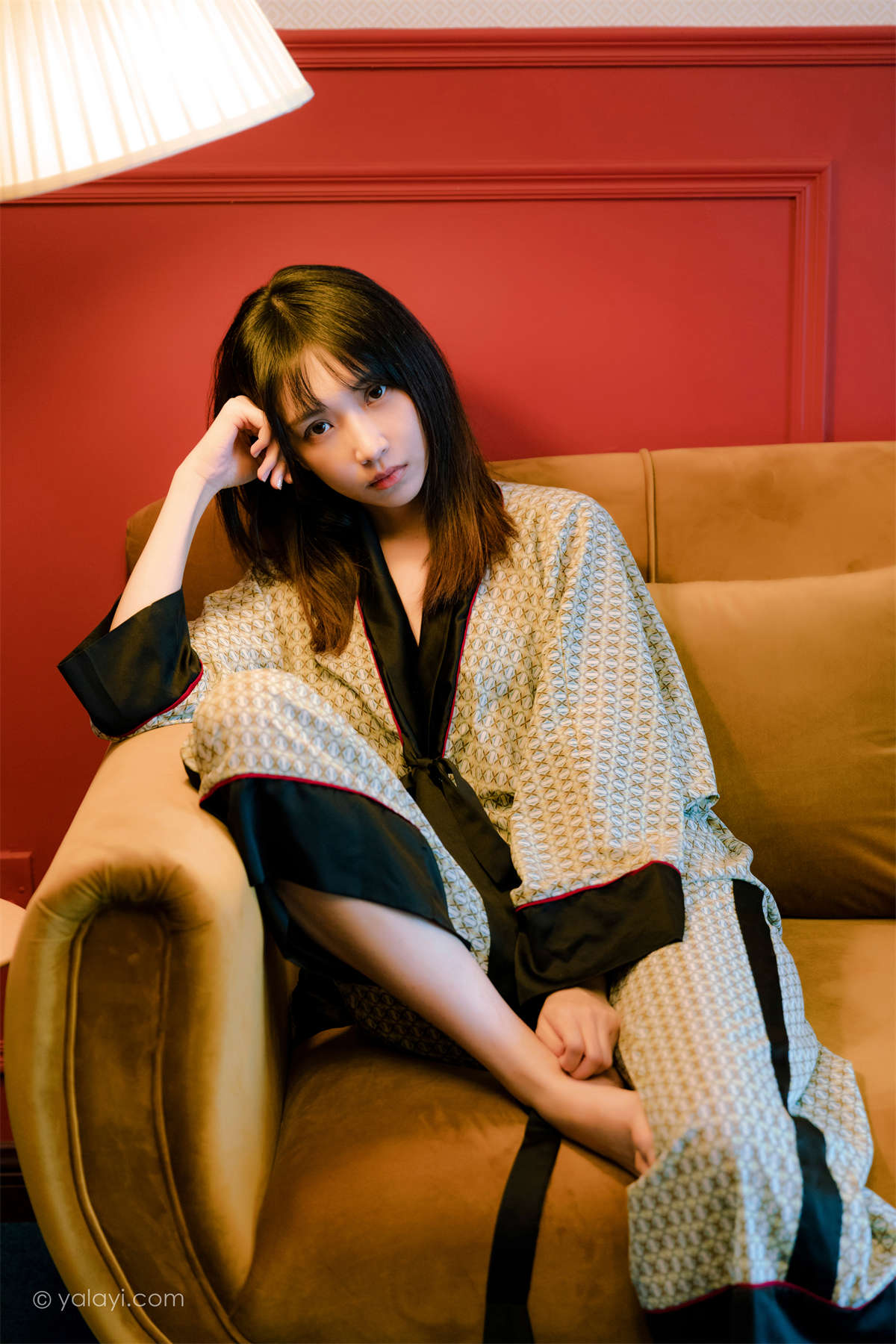 图片[2]-YALAYI雅拉伊2021.07.28 NO.824 等你来敲门 妍妍-日更街拍