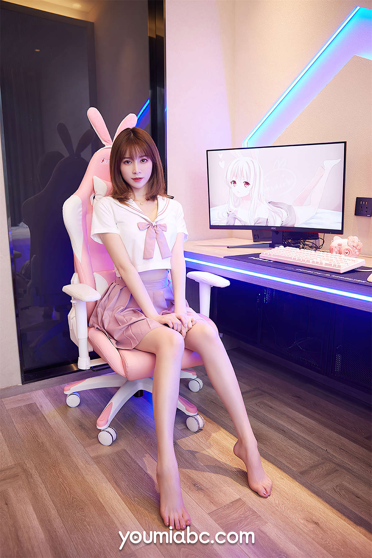 图片[2]-YouMi尤蜜 2020.10.24 激萌电竞少女 YOYO优优-日更街拍