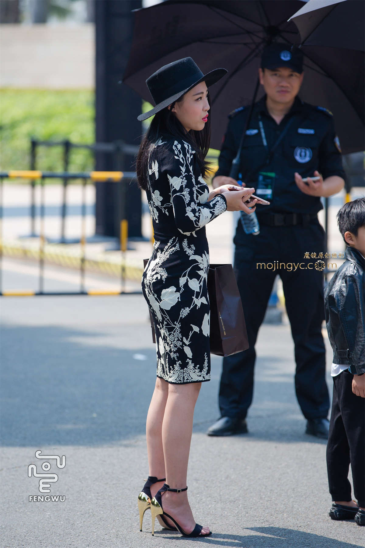 图片[2]-紧身短裙，裸腿，凉高（10）-日更街拍