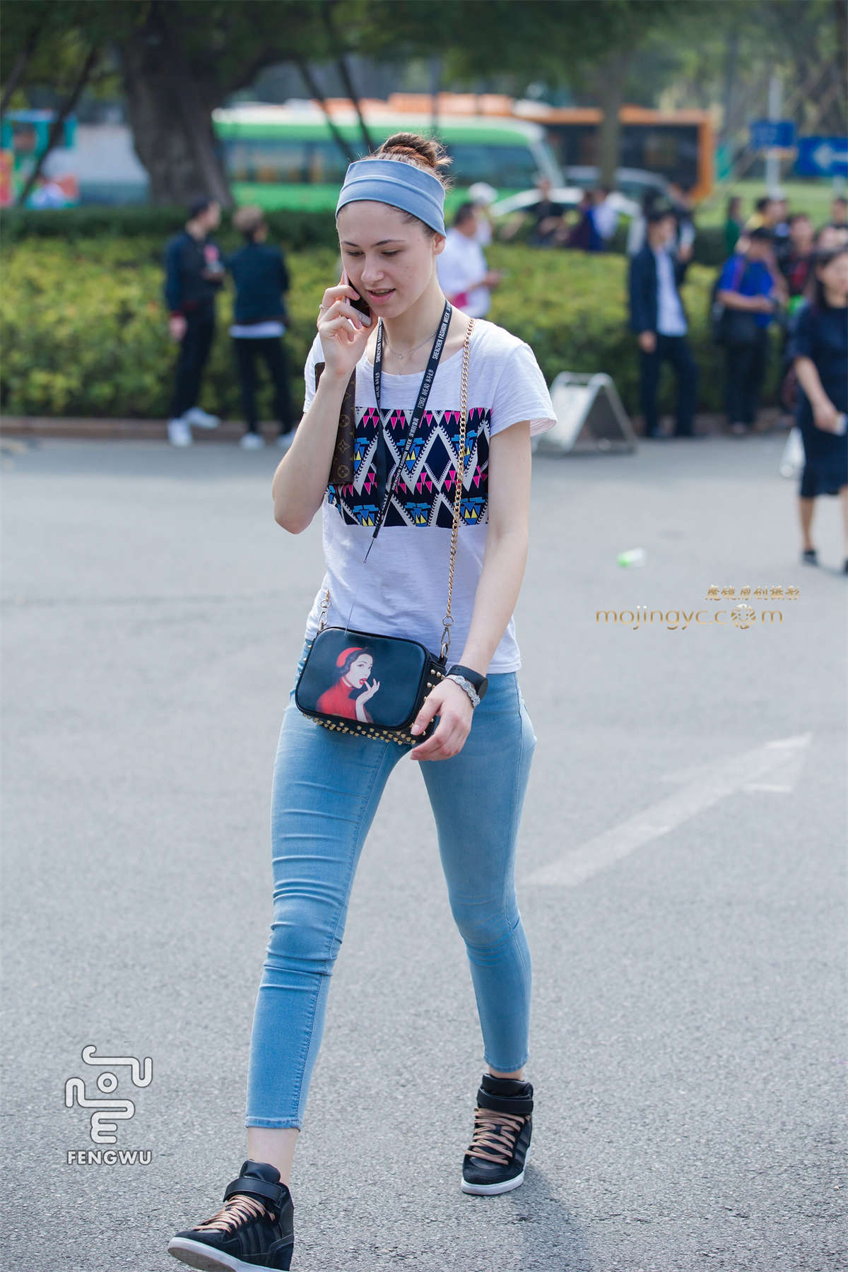 紧身裤，运动鞋（8）-日更街拍