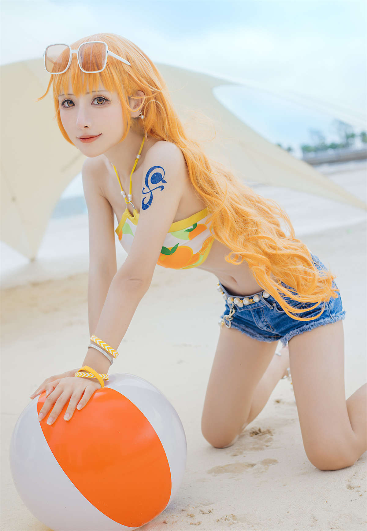 紫氯氯 No.010 海贼王 娜美cos-日更街拍