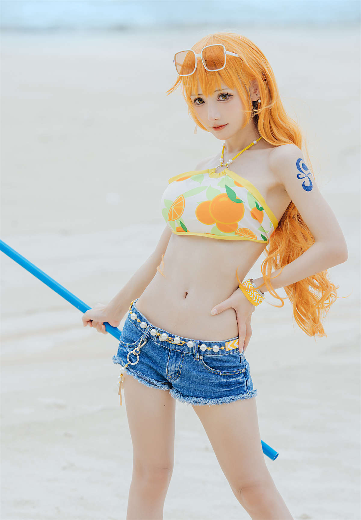 图片[2]-紫氯氯 No.010 海贼王 娜美cos-日更街拍